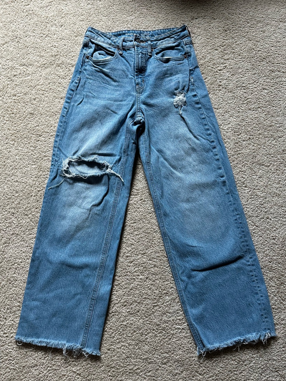 Old Navy Sky-Hi wide leg jeans